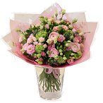 Букет из ранункулусов и роз