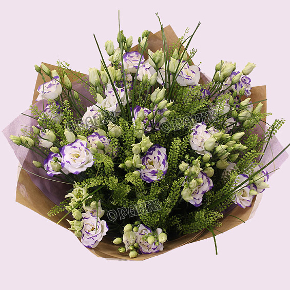 Букет из лизиантуса — фото 2