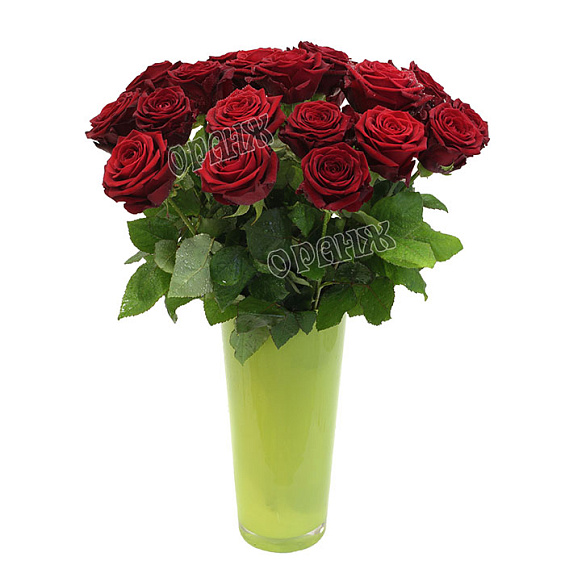 Роза микс красная 60 см — фото 1